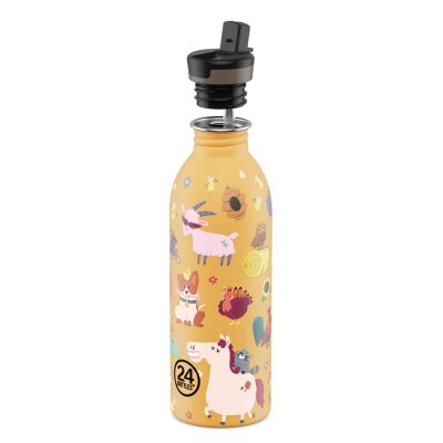 B�rnedrikkedunk med suger�r - 500 ml - Farm Friends