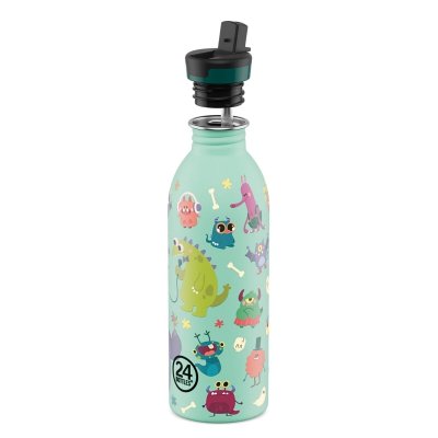 B�rnedrikkedunk med suger�r - 500 ml - Spooky Friends