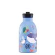 Kinder-Thermosflasche mit Strohhalm - 330 ml - Ocean  Friends