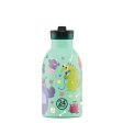 Kinder-Thermosflasche mit Strohhalm - 330 ml - Spooky Friends