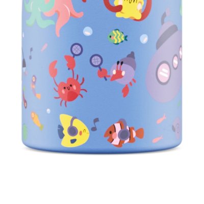 Kinder-Thermosflasche mit Strohhalm - 330 ml - Ocean  Friends