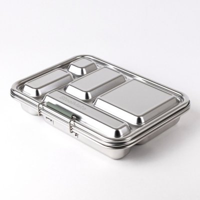 Stainless steel bento lunch box - 5 compartments - Pine