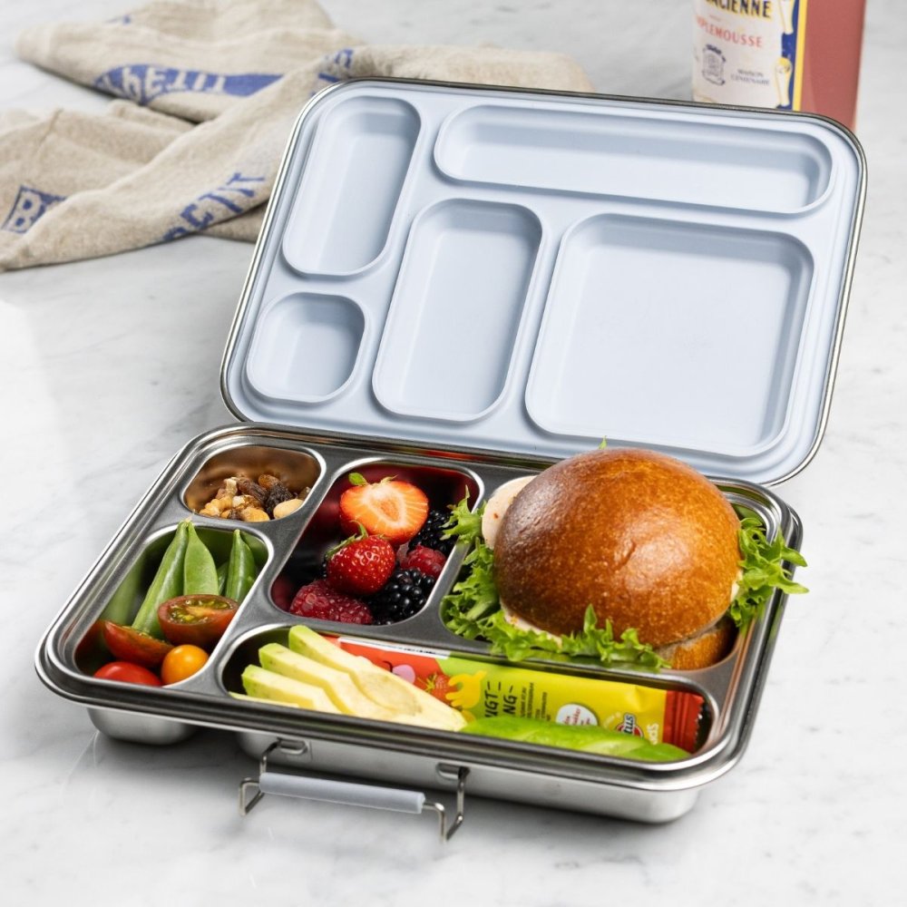 Bento madkasse i rustfrit st�l med 5 rum - Sky