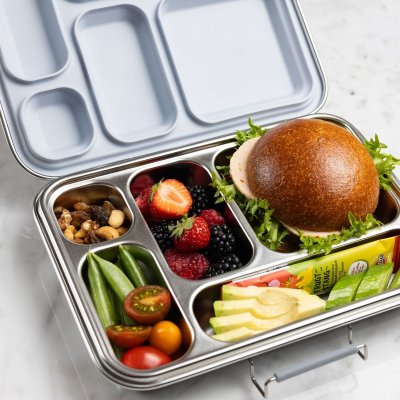 Bento madkasse i rustfrit st�l med 5 rum - Sky