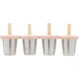 Haps Mini-Eisformen aus Stahl - 4 St�ck - Blush