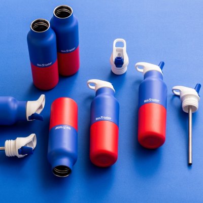 Termo drikkedunk med sportsl�g - Dazzling Blue Kaleidoscope
