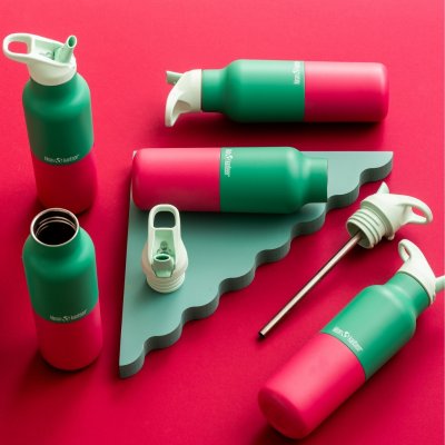 Termo drikkedunk med sportsl�g - Parakeet Kaleidoscope