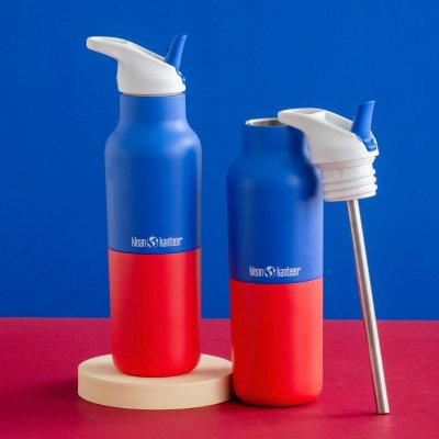 Termo drikkedunk med sportsl�g - Dazzling Blue Kaleidoscope