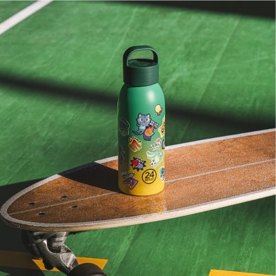 Thermosflasche aus Edelstahl - Young Bottle, 500 ml - Skibidi Squad