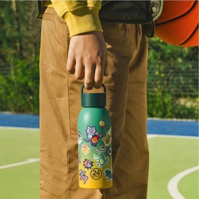 Thermosflasche aus Edelstahl - Young Bottle, 500 ml - Skibidi Squad