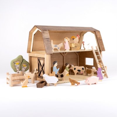 Hahn - Holzfigur aus Buchenholz