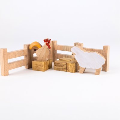 Schaf - Holzfigur aus Buchenholz