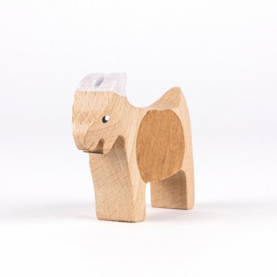 Ziege - Holzfigur aus Buchenholz