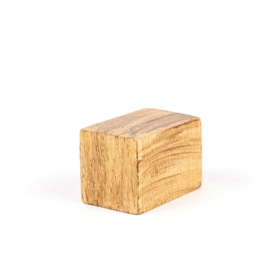 Strohballen - Holzfigur aus Buchenholz