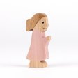 Girl - Wooden figure in beech wood