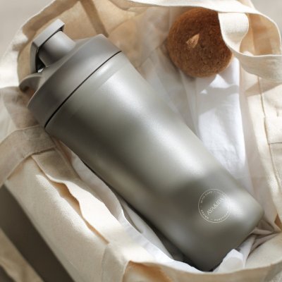 Proteinshaker aus Edelstahl - 750 ml - Driftwood