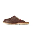 Duckfeet Klitm�ller Hausschuhe - Leder-Clogs mit Wollfutter - Choco