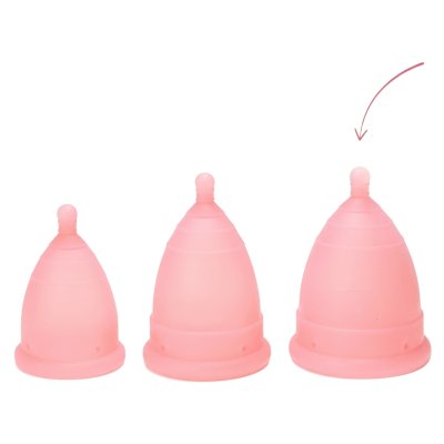 Menstruationstasse Plus - MonthlyCup - 43 ml - Pink