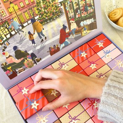 Puslespil julekalender - Skate & Coffee