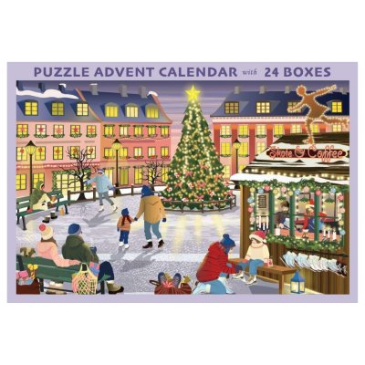 Puslespil julekalender - Skate & Coffee