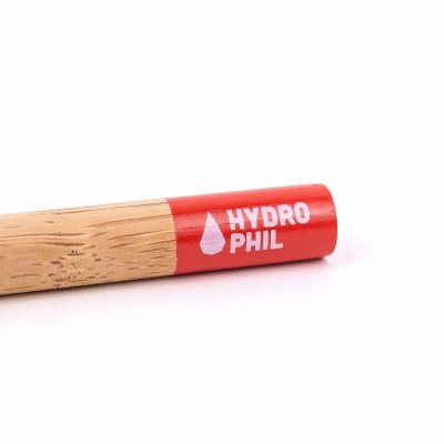 Bamboo children's toothbrush - extra soft - Red