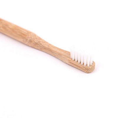 Bamboo children's toothbrush - extra soft - Red