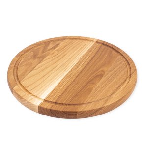 Rundt sk�rebr�t i egetr� - �30 cm