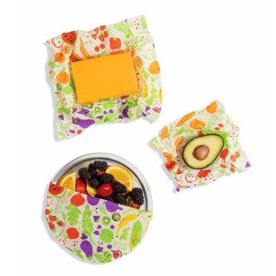 Bee's Wrap bivokspapir s�t - Garden Party - 3 stk