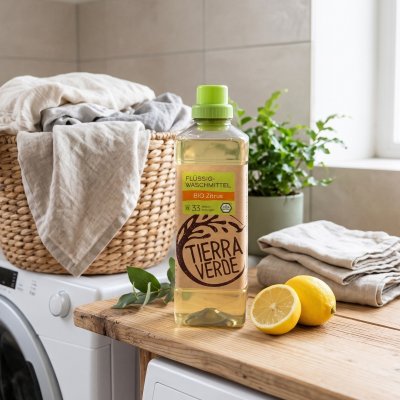 Flydende vaskemiddel til kul�rt t�j - Citrus - 1 liter