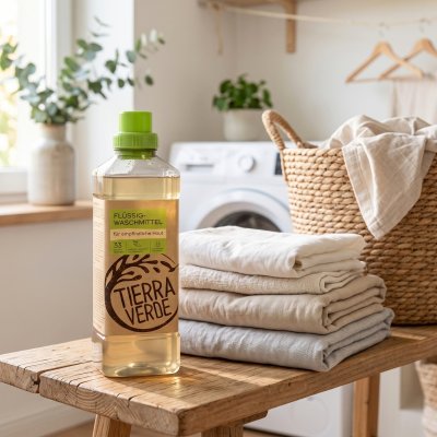 Flydende vaskemiddel til sensitiv hud - uden parfume - 1 liter