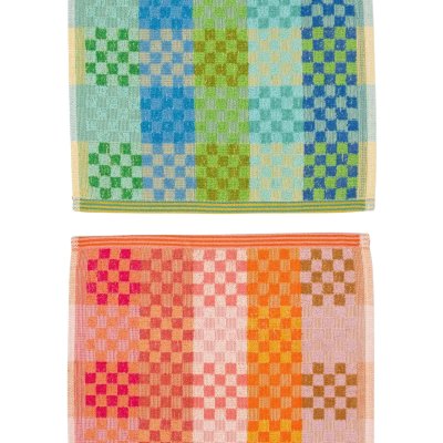 Waschlappen-Set #134 - Checkered Check - 2 Stk