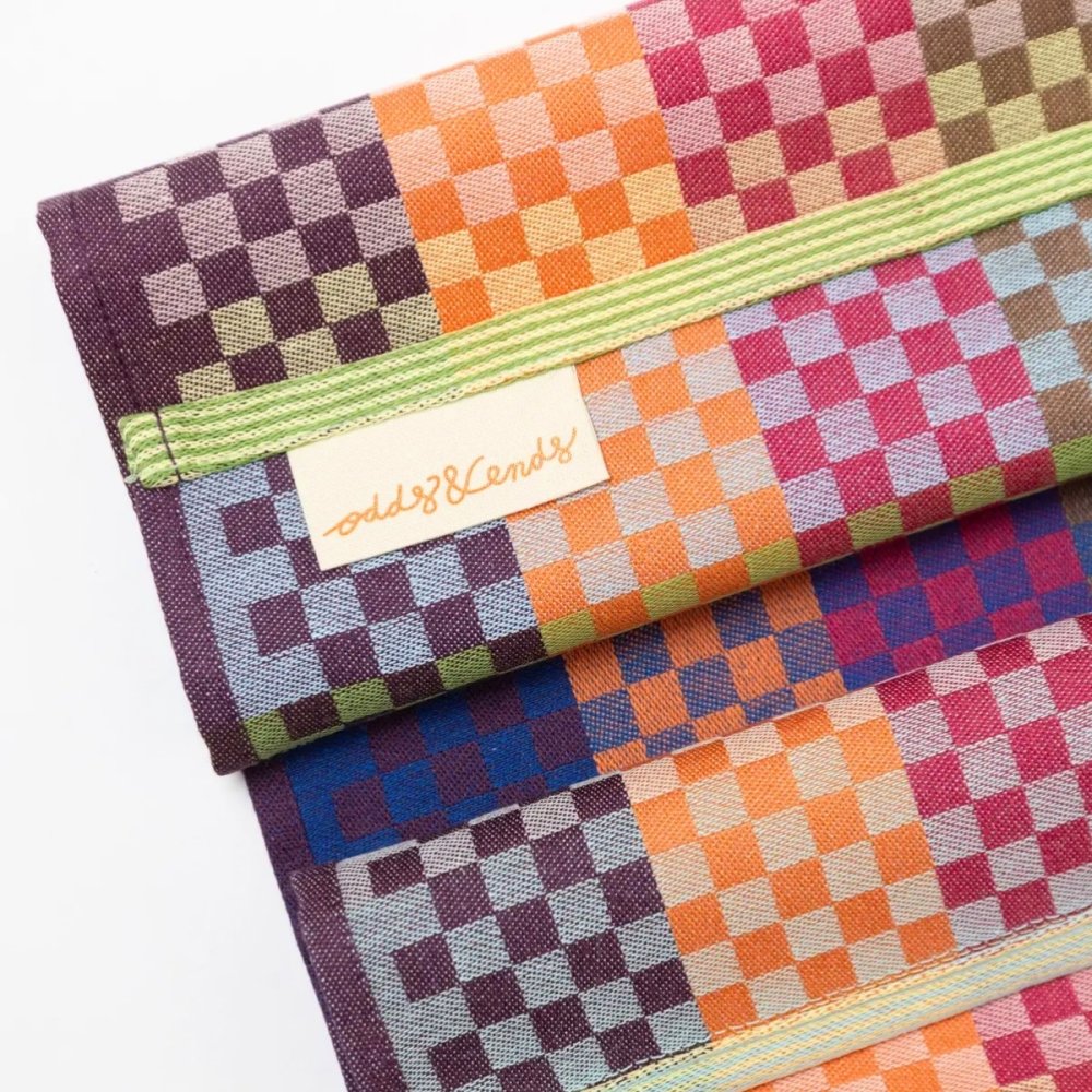 Geschirrtuch #136B - Checkered Check