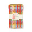 Foekje Fleur viskestykke og k�kkenh�ndkl�de #115 Other half med halve hjerter i farvet tern