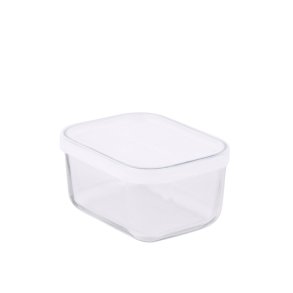Glasbeholder med l�g - 13x10 cm - Frostet l�g