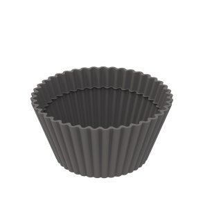 Muffinf�rmchen aus Silikon f�r Airfryer - 6 St�ck - Grau