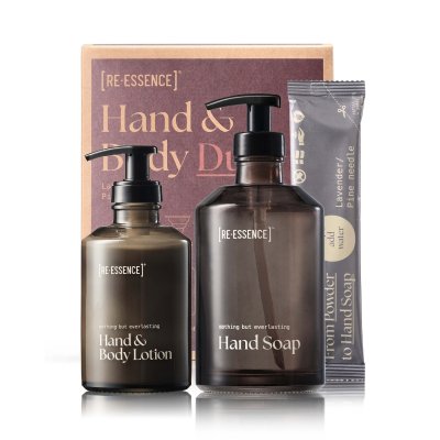 Gaves�t med h�nds�be & lotion - Lavendel & fyrren�le