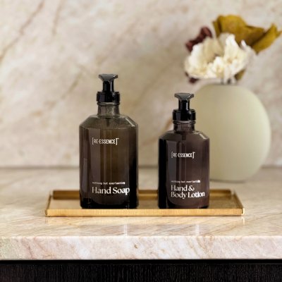 Gaves�t med h�nds�be & lotion - Citrongr�s, rosmarin & cedertr�