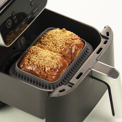Br�dform i silikone til airfryer - 15x10 cm - Gr�