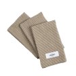 Kleine Sp�lt�cher aus Bio-Baumwolle - 3 St�ck - Clay Stone