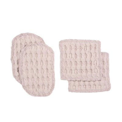 Wiederverwendbare Wattepads - Big Waffle - 4 St�ck - Dusty Lavender
