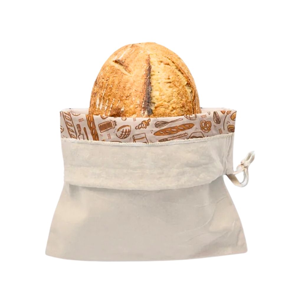 Bee's Wrap - Bee's Wrap bivokspose til brød - Genanvendelig brødpose