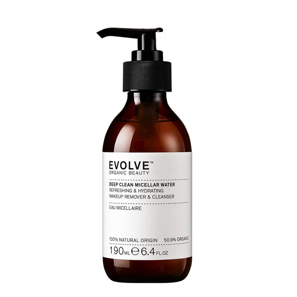 Evolve Organic Beauty - Micellar water med hyaluronsyre - Deep Clean Makeupfjerner