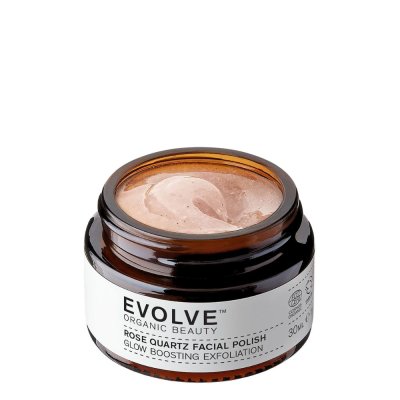 Gesichtspeeling mit Rosenquarz - Rose Quartz Facial Polish