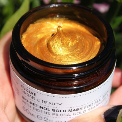 Bio-Retinol Maske f�r reife Haut - Goldmaske - Retinol Gold Mask