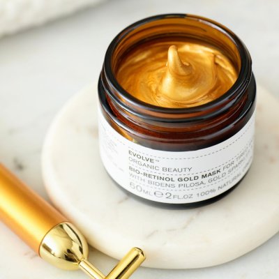 Bio-Retinol Maske f�r reife Haut - Goldmaske - Retinol Gold Mask