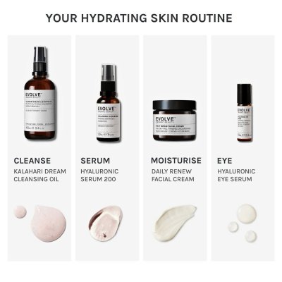 Augenserum mit Hyalurons�ure gegen Augenringe & Schwellungen