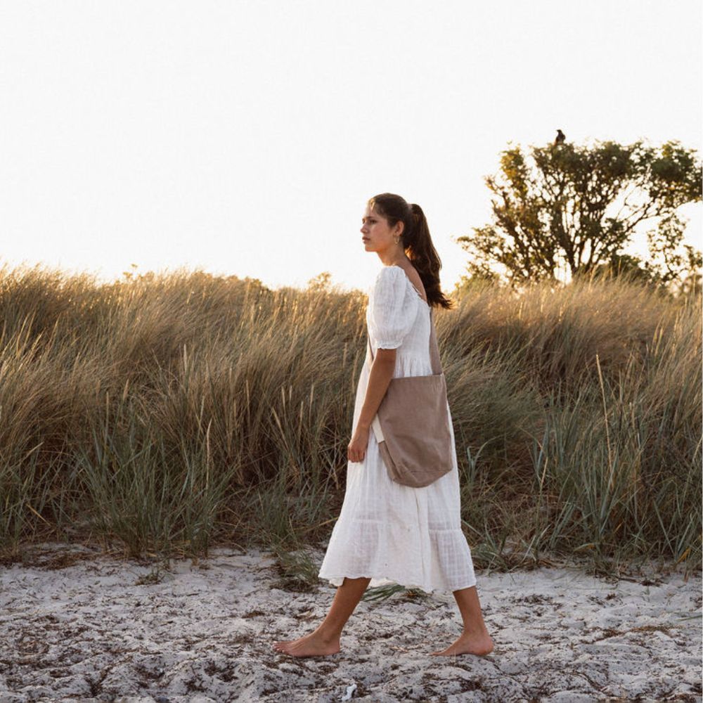 TINTOK - Canvas taske - model Mira - Mocha